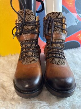 Brako Brown Leather Ankle Boots Sz‎ 39 (TXABIN)